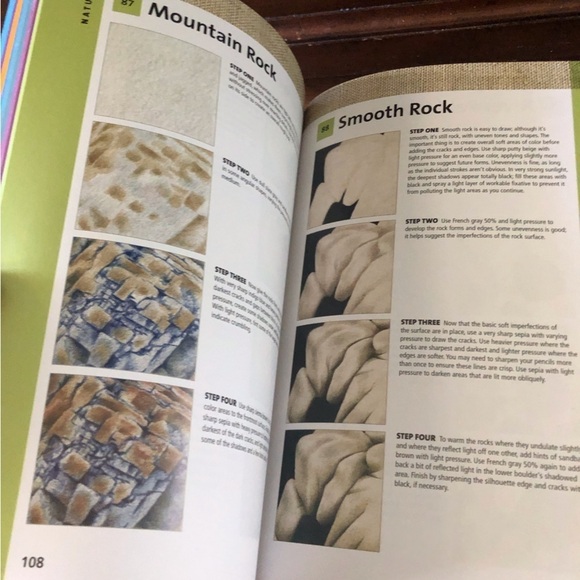 101 textures in colored pencil paperback book - Picture 2 of 11